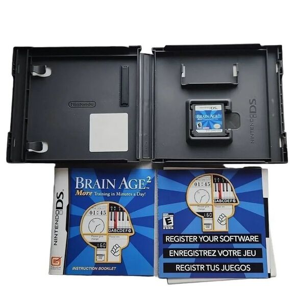 Nintendo DS Brain Age 2 Game with Case - Picture 5 of 5